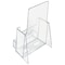 Azar Displays Trifold Brochure Holder w/ Business Card Pocket. Inside Dimension: 4.125''W, 2PK 252922-2PK - alternate 5
